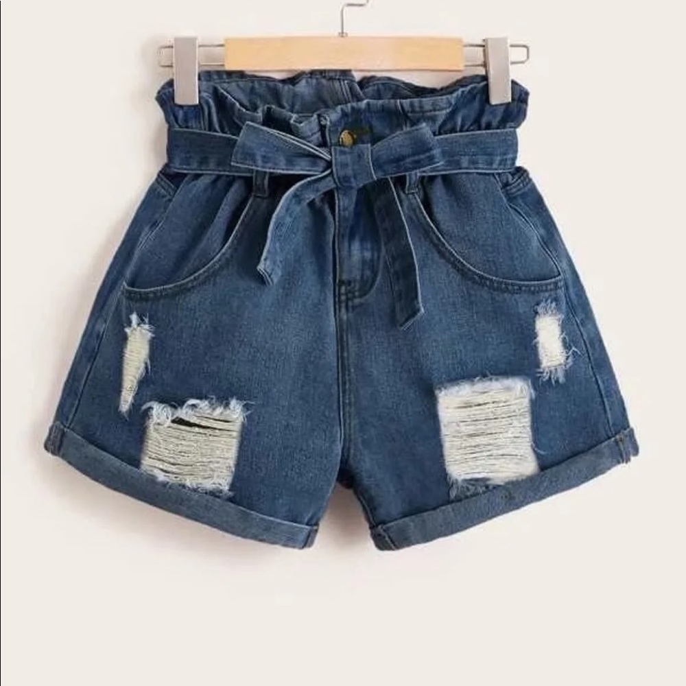 Paper bag shorts
